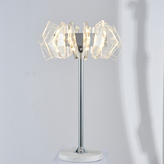 Chrome Standing Table Lamp